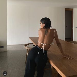 PrettyLittleThing Nude Backless Top